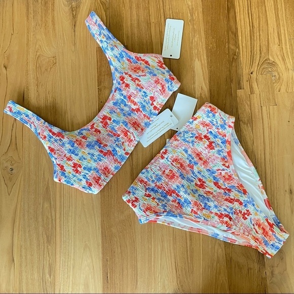 l*space Other - NWT 2-Piece L*Space Izzy Top & Barlette Bottom in Flower Forever
